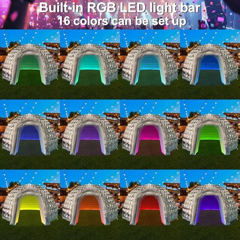 خيمة SAYOK القابلة للنفخ على شكل قبة القباني مع منفاخ ووحدة تحكم عن بعد لحفلات الزفاف والحفلات والمناسبات in Kuwait