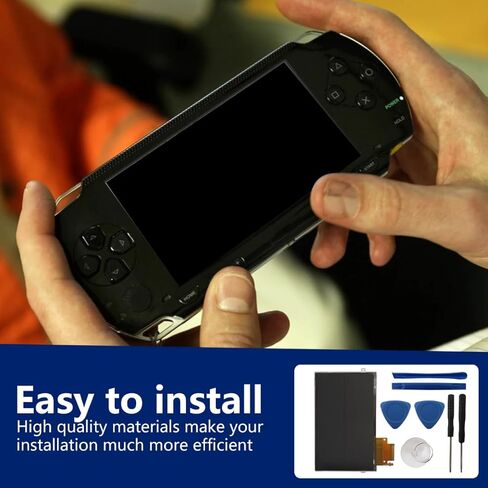 YYU تم ترقية إصدار LCD شاشة LCD شاشة الشاشة مع أداة لـ Sony PSP 2000 ، لاستخدامها لإصلاح الشاشة المعيبة in Kuwait