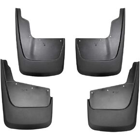 Husky Liners — Front & Rear Mud Guards | Fits 2020 - 2024 Chevrolet Silverado 2500/3500 HD (Excludes Dually) - Black, 4 Pc | 58286