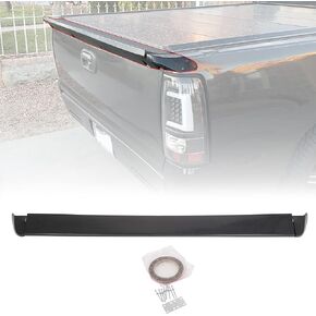 ECOTRIC Tailgate Wing Spoiler Compatible with 1999-2006 Chevrolet Silverado 1500 Intimidator/GMC Sierra 1500 Pick Up Truck (Not Compatible with Stepside Model) Unpainted 3 Piece
