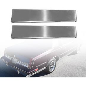 Front Lower Fender Chrome Molding Trim Compatible with 1981-1987 Oldsmobile Cutlass Supreme Salon 25530752 25530753