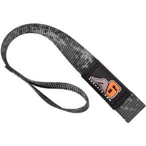 Agency 6™ Winch Hook Pull Strap - Digital Grey - 1 INCH Wide - Heavy Duty - Made in The U.S.A