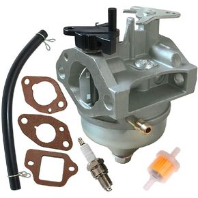 GCV160 Carburetor Compatible with Honda GCV160A GCV160LA GCV160LAO Engines Replacement 16100-Z0L-853 Carb with Gasket Spark Plug Kit