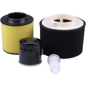 Solarhome New Filter Kit 11029-1004 11013-1263 49019-1055 49065-7010 Compatible with Kawasaki Mule 600/610 (2004-2010)
