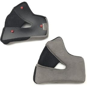 BELL MX-9 Adventure Cheek Pads Set Dual Sport Motorcycle Helmet Accessories - Black / 30MM