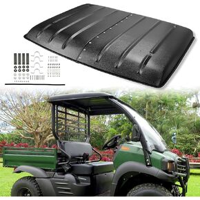 ECOTRIC Hard Top Compatible with 2005-2023 Kawasaki Mule 600 610 4x4 SE XC SX Roof Protector Replace for KAF600-005B