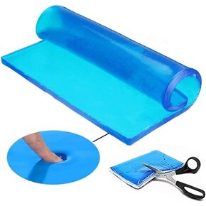 Motorcycle Seat Gel Pad Motorcycle Seat Cushion Shock Absorption Mat Comfort Reduce Fatigue Pad DIY Soft Cool Office Chair Cushion Car Truck Driver Seat Pad(35 x 35 x 1cm)