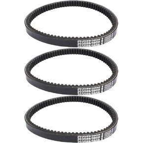 3 PCS Drive Belt Compatible with Coleman KT196 Go Kart Powersports KT196cc 4 Wheelers 196cc 6.5HP Gokart Buggy Mini Bike