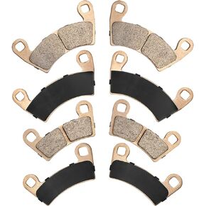 Front & Rear Brake Pads Sintered for Polaris General-1000 2016-2023 RZR-4-900 2015-2021