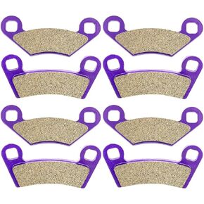 OCPTY Front and Rear Brake Pads Fit for Polaris RZR 800 2008-2014, for Polaris RZR S 800 2009 2010 2011 2012 2013 2014