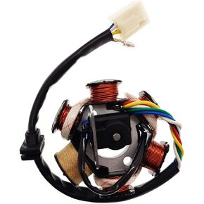 GY6 performance stator coil 50cc 110cc 125cc 150cc AC 6 coil 5 wire stator for GY6 50cc 125cc 150cc taotao Scooter Atv Go kart Moped