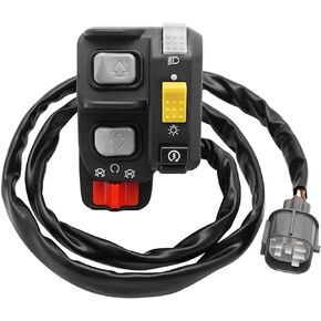 Compatible with Honda Rancher 350 ES 2000-2005 Switch Handlebar Control Electric Shift Shifter Start Kill Stop Headlight Switch for Honda Rancher 400 2004-2007,OEM# 35200-HN7-003 35020-HN5-A10