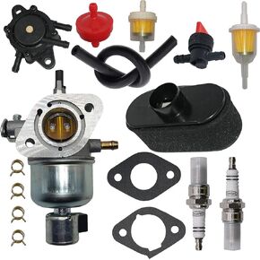 مكربن ​​15003-7081 مناسب لمحرك Kawasaki FH580V FS541V FR600V FS600V استبدال 15004-7053 15004-7060 15004-0818 15004-0822 Carb مع فلتر الهواء ومضخة الوقود