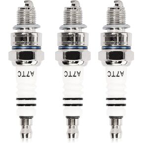 3Pcs Spark Plug A7TC for GY6 50cc-70cc 90cc 110cc 125cc 150cc ATV Scooter Pit Dirt Pocket Bike Moped Go Kart Quad Buggy TaoTao Buyang Roketa Sunl Baja Kymco Chinese U20FSR U22FSR-U C5HA C5HSB