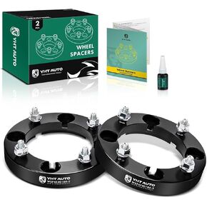 YHTAUTO 4x137mm ATV Wheel Spacers 2 Inch w/M10 x 1.25 & 110mm Hub Bore Fits Bombardier, Can-Am, Kawasaki, Suzuki-Outlander, Commander, Outlander, Bayou, Brute Force, Mule, Prairie, 4 Lug Tire Spacer