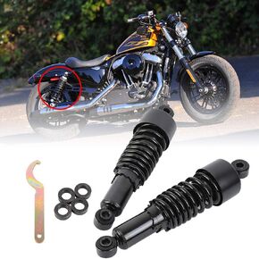 Samger Motorcycle 267mm 10.5" Rear Shock Absorber Rear Suspension Fits for Harley Sportster 2004-2012 (Black) in Saudi Arabia