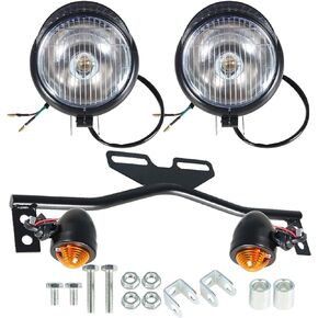 WFLNHB Spot Fog Light Bar Turn Signal Replacement for Honda Suzuki Yamaha Kawasaki