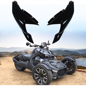 Carbon Fiber Pattern Fairing Panels Compatible with Can-Am Ryker All Models Ryker 600 900 Sport & Rally Edition Models Accessories Replacement for 219400803 2PCS