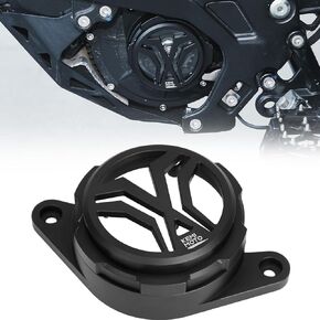 KEMIMOTO Engine Cover CNC Aluminum Compatible with Surron Light Bee X/S/L1E Segway Engine Case Saver Cover Electric Dirt Bike Sur Ron Accessories,Black