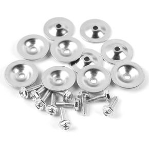 Xislet 20Pcs Set UTV Skid Plate Washers and Bolt Kits Compatible with Polaris General Ranger RZR 500 570 700 800 900 1000 Turbo Skid Plate Fastener Replace 7556065 7518529