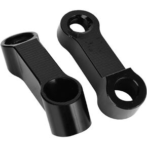 Zerone Mirror Mount Risers Extenders Adapters for Motorcycle,2PCS Threaded 10mm 8mm Motorcycle Rearview Mirror Adapter Kit Riser Mount Extender