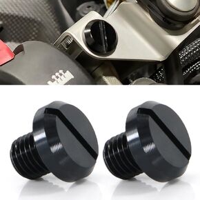 Xitomer M8x1.25 Motorcycle Mirror Blanking Plugs, Fit for Street fighter 848, Fit for Diavel/Strada, Monster 821/1200 /1200S /696/796 / 1100 and so on, Motorcycle Mirror Hole Plugs