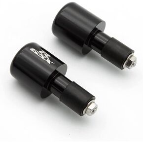 PROCNC Handle Bar Ends Grips Plug Fit for Suzuki GSX-R600 1999-2017 GSX-R750 2000-2017 GSX-R1000 2001-2017 GSXR600 750 2000-2014 GSXR1000 01-13 (Black)