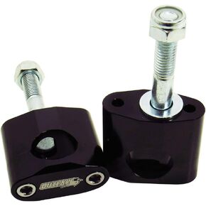 Outlaw Racing Universal Motorcycle Handlebar Risers Kit - CNC Handlebar Riser Mounting Clamp Adapter - 7/8" Standard - Black - Improves Posture - Adds Comfort-Motorcycle/Dirt Bike Accessories