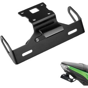 KEMIMOTO Fender Eliminator Compatible with Z125 Pro License Plate Bracket Tail Tidy 2015 2016 2017 2018 2019 2020 2021 2022 2023 Compatible with Led License Plate Light
