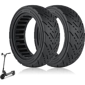 إطار صلب للسكوتر 8.5 بوصة مقاس 8.5 × 2.5 للدراجات البخارية Dualtron Mini & Speedway Leger/Pro، 8.5 × 3 8 1/2 × 2.5 استبدال العجلات الأمامية والخلفية للطرق الوعرة للدراجات الكهربائية (أسود، عبوتان) in Kuwait