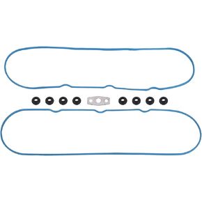 ZONFANT Valve Cover Gasket Set, Compatible With 4.8L 5.3L 6.0L 6.2L Chevy Avalanche, Silverado, Suburban, Tahoe, Express, GMC Sierra, Yukon, Envoy, Cadillac CTS, Escalade - Replace VS50250A VS50504R-1