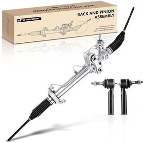 A-Premium 3Pcs Power Steering Rack Pinion Assembly with Outer Tie Rods Compatible with Chevrolet Silverado 1500, Tahoe & GMC Sierra 1500, Yukon, Yukon XL 1500 & Cadillac Escalade ESV