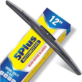 5 PLUS® 12 Inch Rear Wiper Blade Replacement Generic filter for Honda CRV 2022-2017 Element 11-03/Nissan Murano 2021-2009 Armada 22-05 Pathfinder 12-04 Rear Windshield Wiper Blade(12-B)