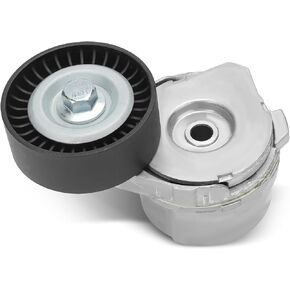 A-Premium Belt Tensioner Assembly with Pulley Compatible with Ford F-150 F150 2011-2022, Mustang 2011-2012/2015-2017, 5.0L, Replace# BR3E6B209HC, BR3Z6B209H