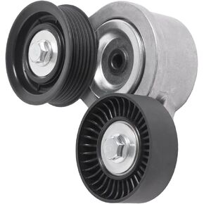 39120 Drive Belt Tensioner Pulley Assembly Fit For 2002-2010 Dodge Ram 1500/2000-2010 Dakota/2000-2009 Durango/For 2004-2010 Jeep Grand Cherokee/2002-2012 Liberty 4.7L 3.7L