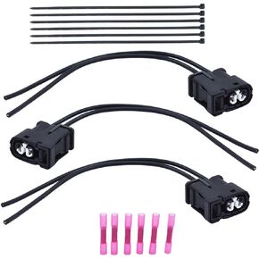 WFLNHB 3 Pcs Ignition Coil Connector Plug with Wires Replacement for Toyota Lexus is300 GS300 SC300