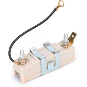 Ignition Coil Resistor, Metal Ceramic Ballast Resistor Wear Resistance Device Automotive Replacement Parts Accessories for 1.5 Ohm Classic Car Automobile Fuel Injection Resistor Units