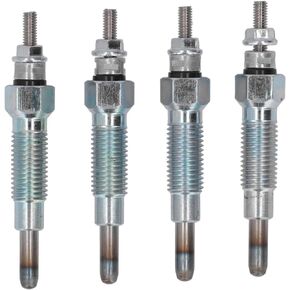 Engine Glow Plug, 4PCS Glow Plugs Metal Heater Glow Plugs Replacement for Bobcat Models Skid Steer 643 645 743
