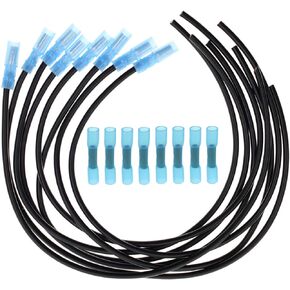 8PCS Glow Plug Harness Repair Kit for Ford 6.9L IDI Diesel F250 F350 E350 Pigtails