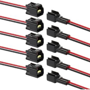 9 Pin Waterproof Connector,Waterproof Electrical Car Auto Wire Connector,16AWG Male Female Quick Disconnect Wire Connectors for Car Truck Motorcycle Marine Boat(1pairs)