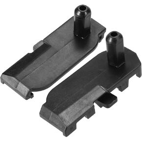 X AUTOHAUX 2pcs Upper Radiator Insulator Mount Bracket for Chevrolet Malibu 2016-2022 for Buick LaCrosse 2017-2019 No.23336339/23336340