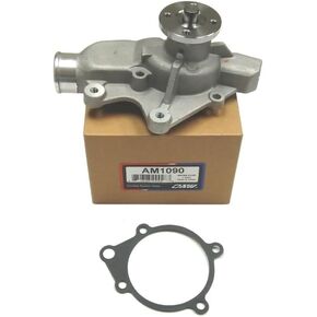 AM1090 Engine Water Pump fits 91-99 Jeep Wrangler, 97-99 TJ, 93-98 Grand Cherokee [L6 4.0L] & 91-02 Wrangler, 97-02 TJ, 91-92 Comanche, 93-00 Cherokee, 96-02 Dakota [L4 2.5L] OHV