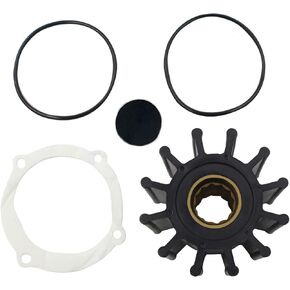 09812B1 Water Pump Impeller Raw Sea Impeller Repair Kit for Johnson 09-812B-1 Yanmar 119773-42600 Sierra 18-3306 Indmar S685007