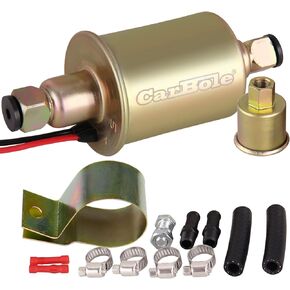 مضخة وقود كهربائية عالمية 12 فولت من CarBole 5-9 PSI 30GPH مضخة نقل وقود البنزين والديزل لمحرك المكربن ​​E8012S E8016S EP12S FD0002 (ذهبي) in Kuwait