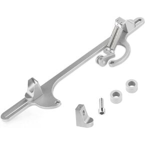 Throttle Cable Bracket 4150 4160 Series Throttle Brackets Billet Adjustable Aluminum Black (Silver) in Saudi Arabia