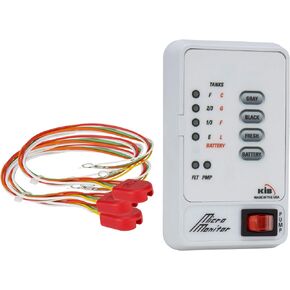 RecPro RV Tank Sensor Monitor Panel M21 | KIB Replacement | Panel Only | Level Sensor | Fresh Water or Holding Tank Level Sensor (Black)