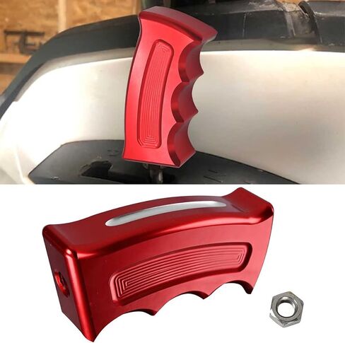 Red Pistol Grip Shift knob Shifter Manual & Automatic Transmission Car Grip Handle Gear Shift Lever Knob Shifter Knob Car interrior Accessories for Can-Am Outlander Renegade in Saudi Arabia
