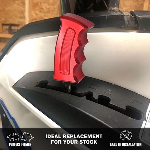 Red Pistol Grip Shift knob Shifter Manual & Automatic Transmission Car Grip Handle Gear Shift Lever Knob Shifter Knob Car interrior Accessories for Can-Am Outlander Renegade in Saudi Arabia
