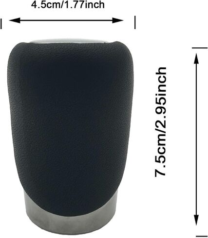 Pursuestar أسود جلد ألياف الكربون ذراع السرعة التحول المقبض شيفتر لكزس ES GS GX is NX RC RX 200t 300 350 3450h 450hL 350L IS250 in Kuwait