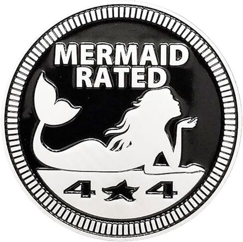 Dogs Badge Rated Car Emblem, 4 x 4 3D Metal Car Badge Decals Stickers Round Emblem Decals, Car Exterior Emblems Badge Compatible with Jeep Wrangler Vehicles Trucks SUV RV in Saudi Arabia